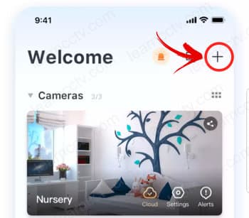 A-zone YI IoT App Add camera