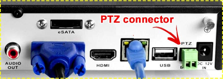 Amcrest 960H DVR PTZ connection