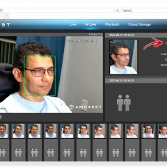 Amcrest Face Detection