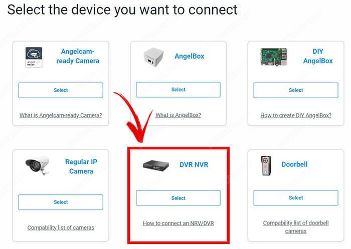 Angelcam - Select DVR