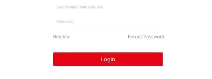 App config login