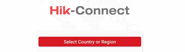 App config select country