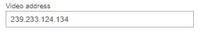 Axis Camera Multicast Address