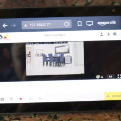 Axis camera on Echo Show Small Screen