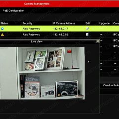 Axis camera working in the Hikvision NVR