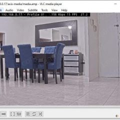 Axis P1365 MK II on VLC via RTSP