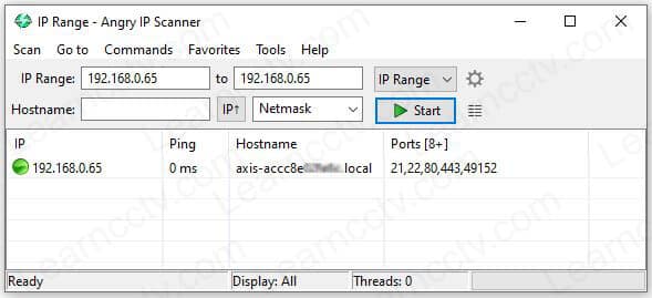 Axis P5624-E MK II Open Ports