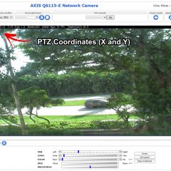 Axis PTZ with Coordinates