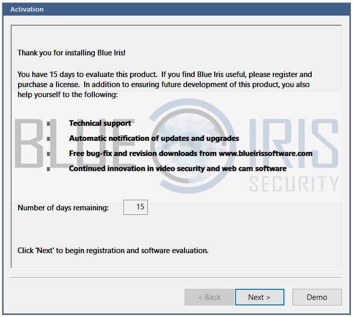 Blue Iris Software Activation 01