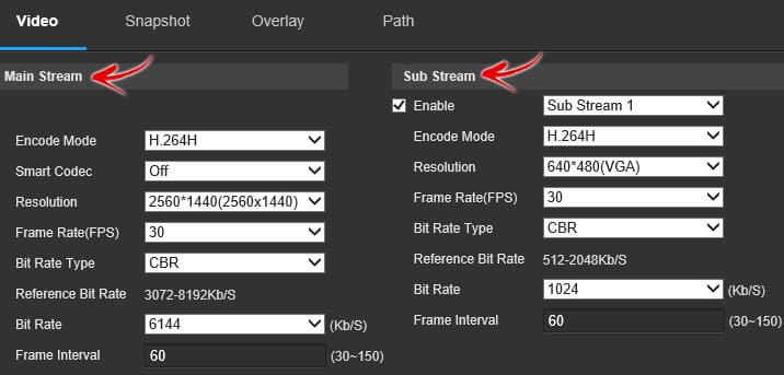 Camera multiple stream