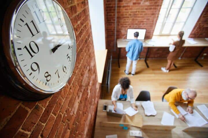 clock on the wall