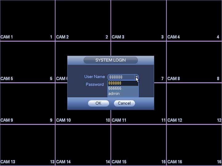 Dahua DVR Login