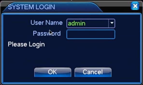 Login DVR