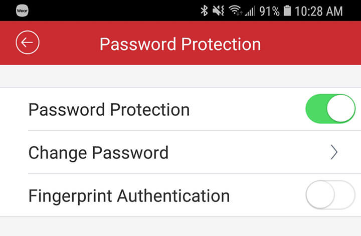 Enable Password Protection