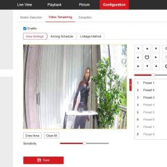 Enable Video Tampering on Hikvision NVR