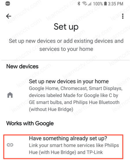 Google Home Setup Device