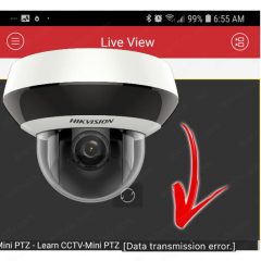 Hikvision data transmission error solved