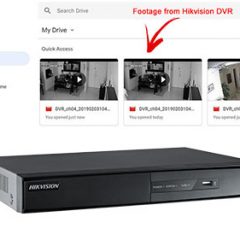 Hikvision DVR Google Drive Recording Setup