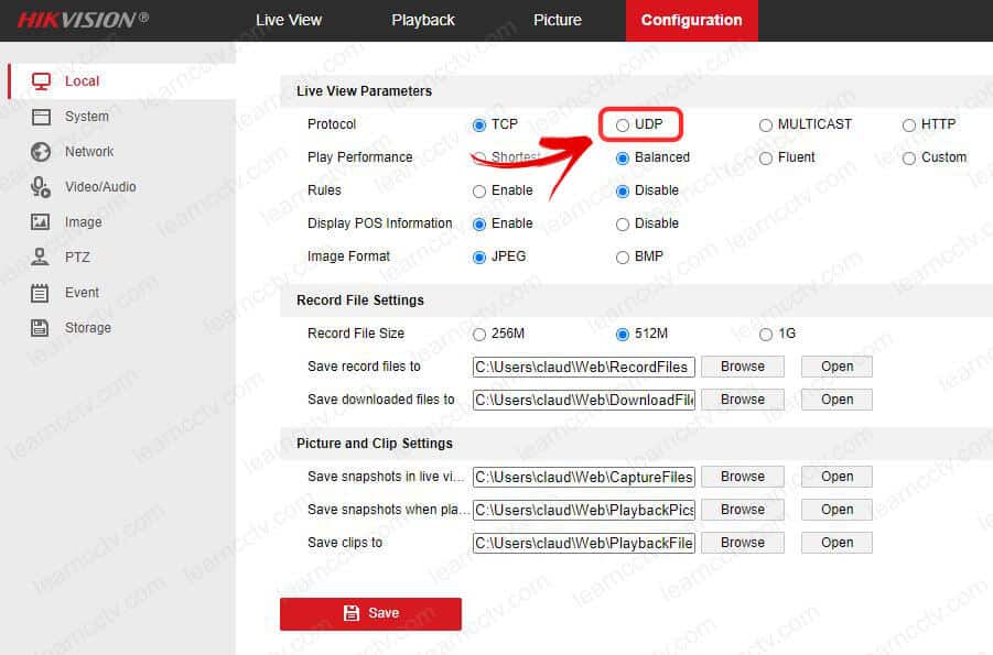 Hikvision IP camera protocol