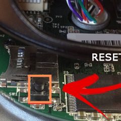 Hikvision IP camera reset button