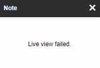 Hikvision Live View Failed Message