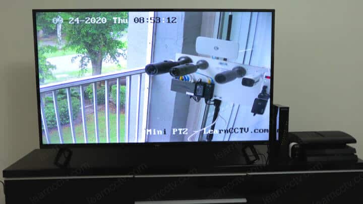 Hikvision Mini PTZ- Camera on a Roku-TV