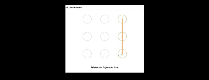 Hikvision NVR unlock pattern