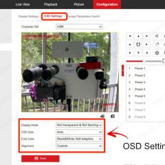 Hikvision OSD Settings