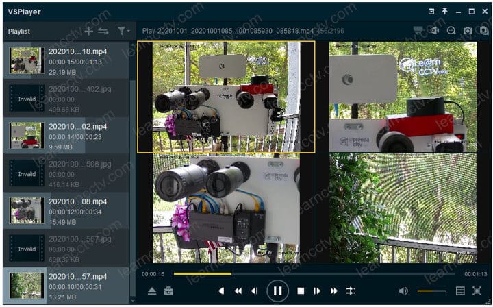 Hikvision VSPlayer Multiple videos