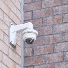 how you can install security cameras on brick