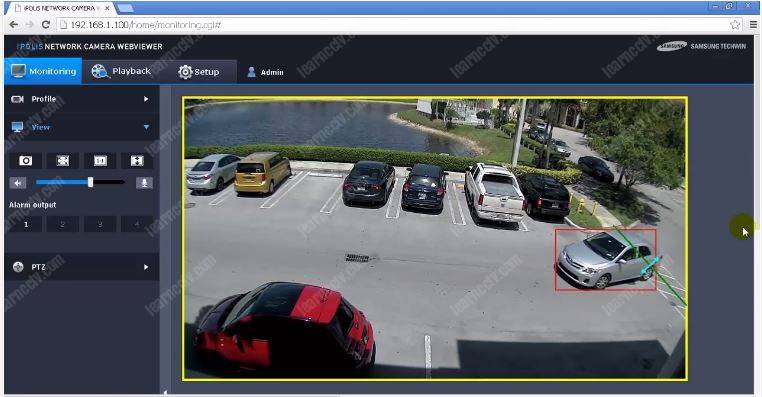 IP camera video analytics