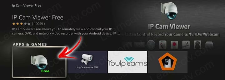 IPCam Viewer for Fire TV Stick