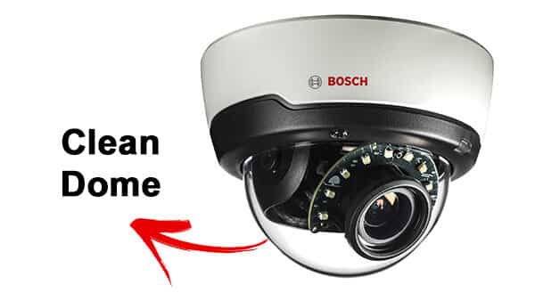 IR clean dome camera