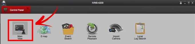 iVMS 4200 for MAC View Button