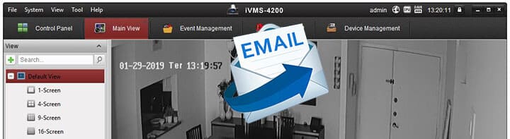 iVMS 4200 How To Setup email notification