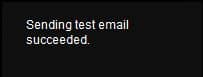 iVMS 4200 Sending test email succeeded