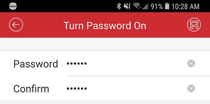 iVMS-4500 Password Protection