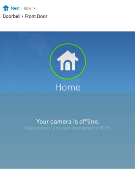 Nest Cam Offline