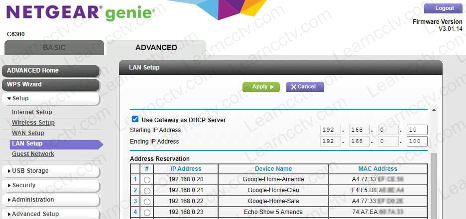 Netgear router shows hostame