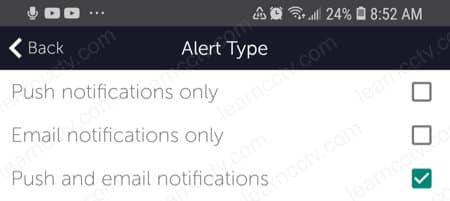 Push notifications