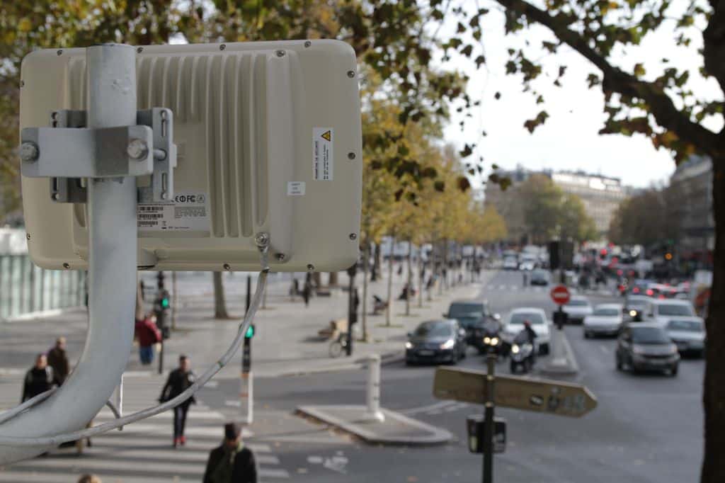 Wireless radio for CCTV