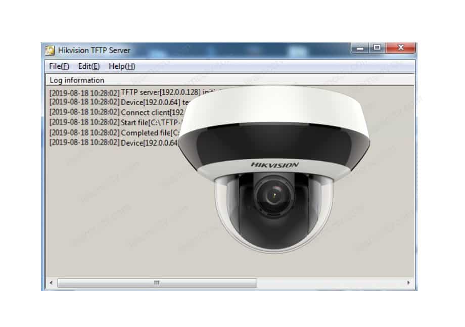 Recover Hikvision camera via TFTP