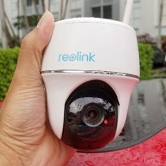 Reolink Argus PT in the rain