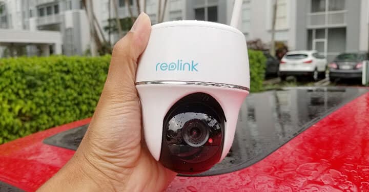 Reolink Argus PT in the rain