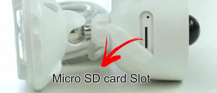 Reolink Lumus Micro SD card slot