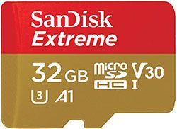 Sandisk Extreme 32GB MicroSD card