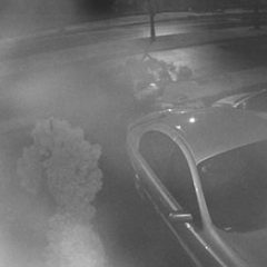 Security camera blurry at night