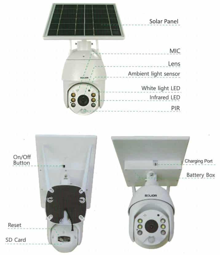 Soliom Camera S600 details