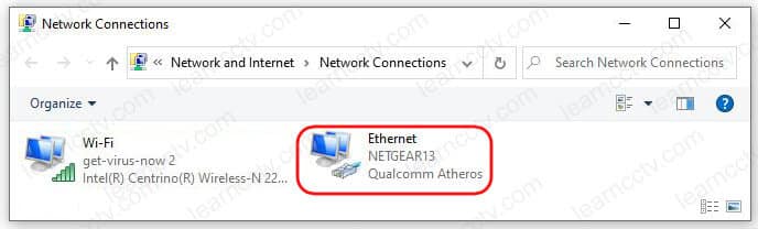 Windows Network Connections