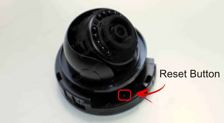 Wisenet Dome Camera Reset Button